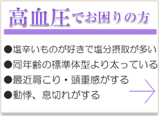 高血圧でお困りの方